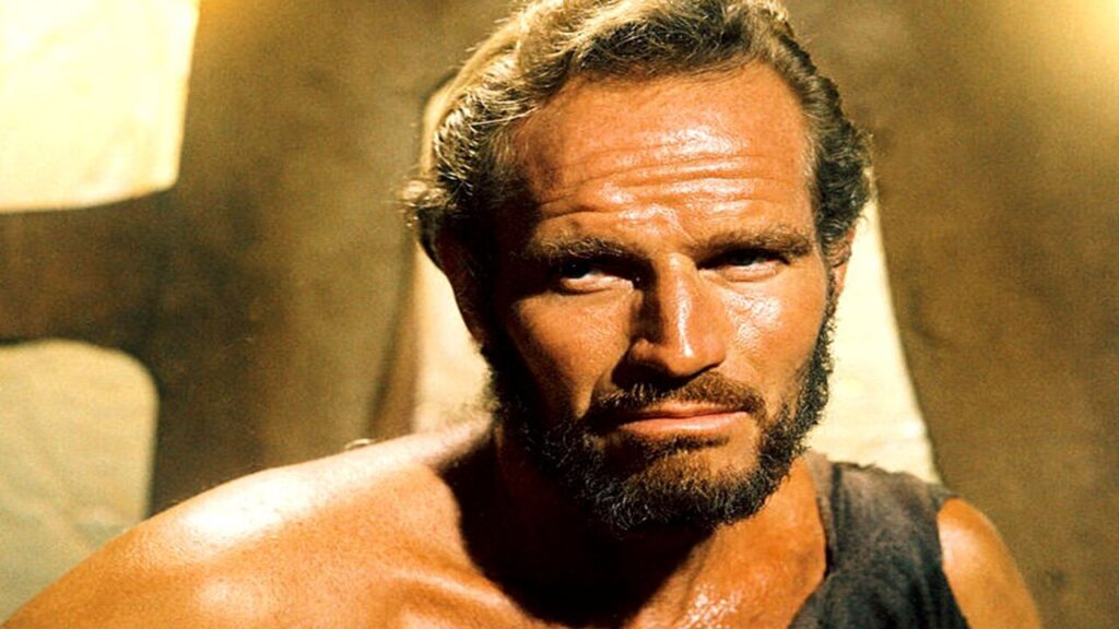 Charlon Heston en 'El planeta de los simios'