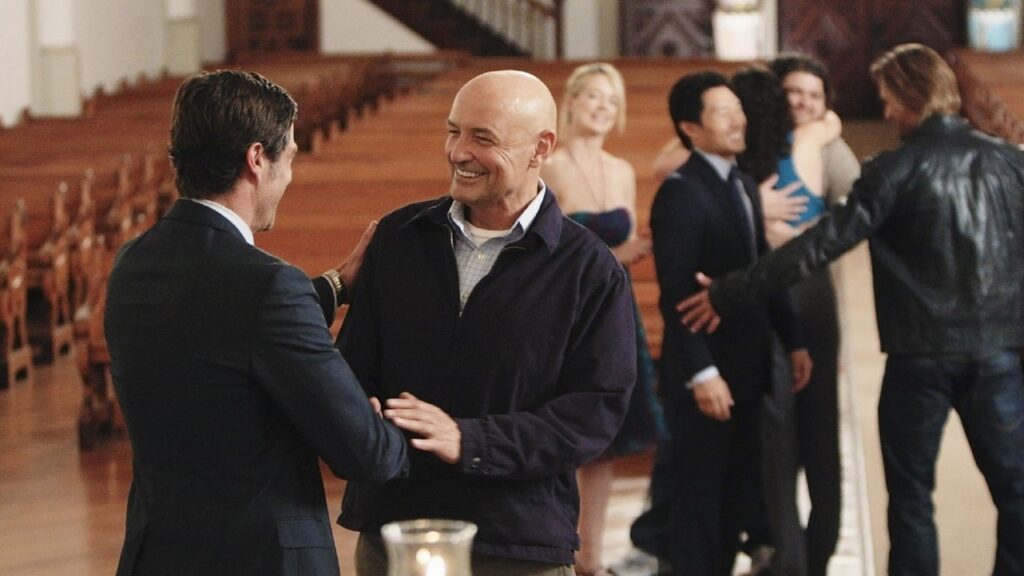 Jack y Locke en última escena de 'Perdidos'