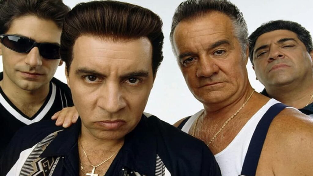 Steven Van Zandt y otros actores de 'Los Soprano'