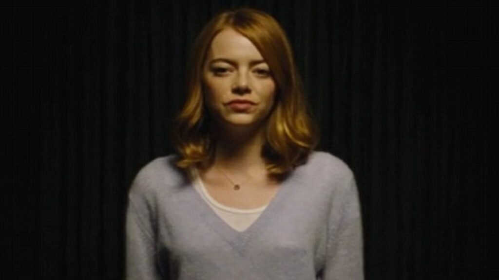 Emma Stone en 'La La Land' cantando en directo