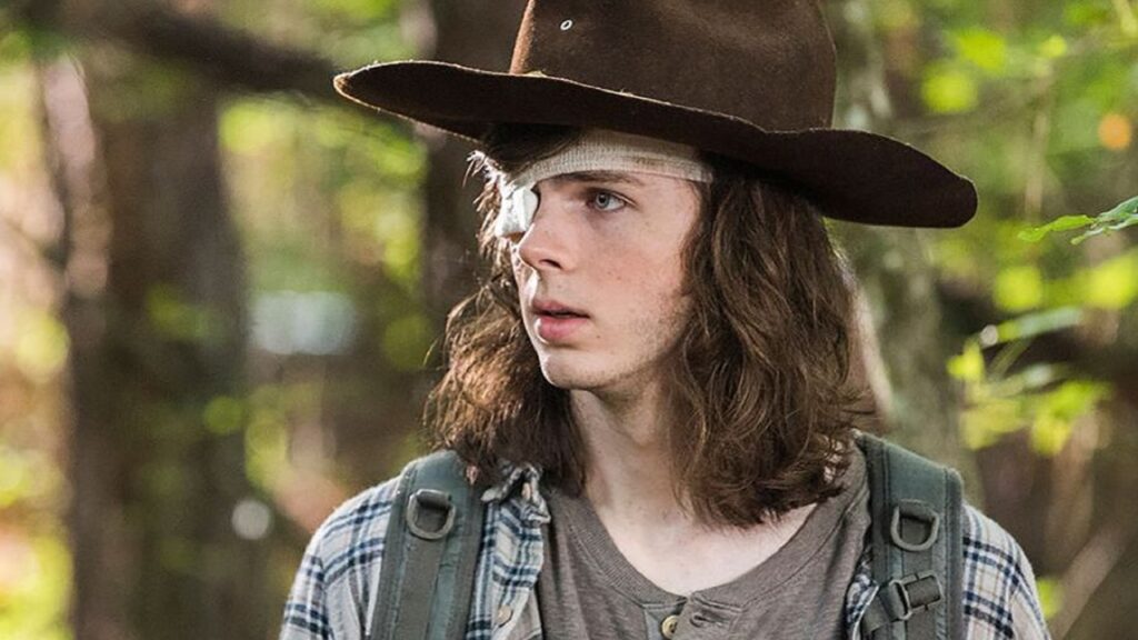 Carl en 'The walking dead'