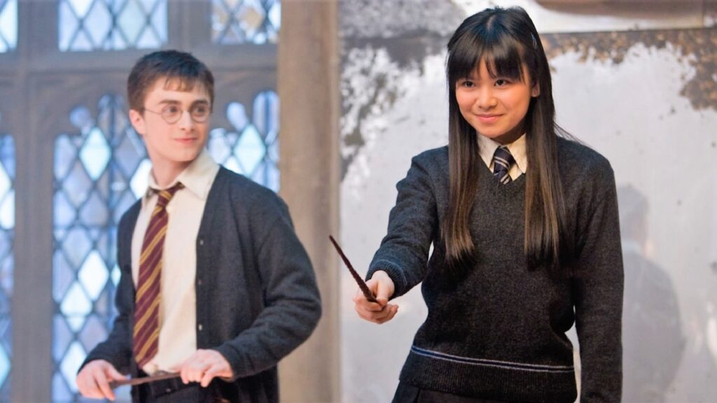 Harry Potter y Cho Chang en 'Harry Potter'
