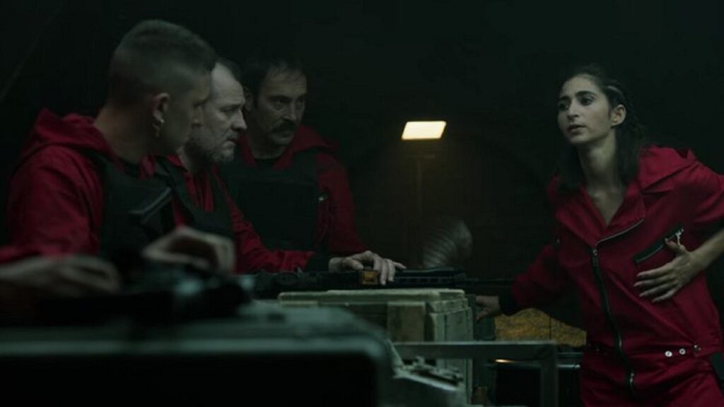 Nairobi y otros atracadores en 'La casa de papel'