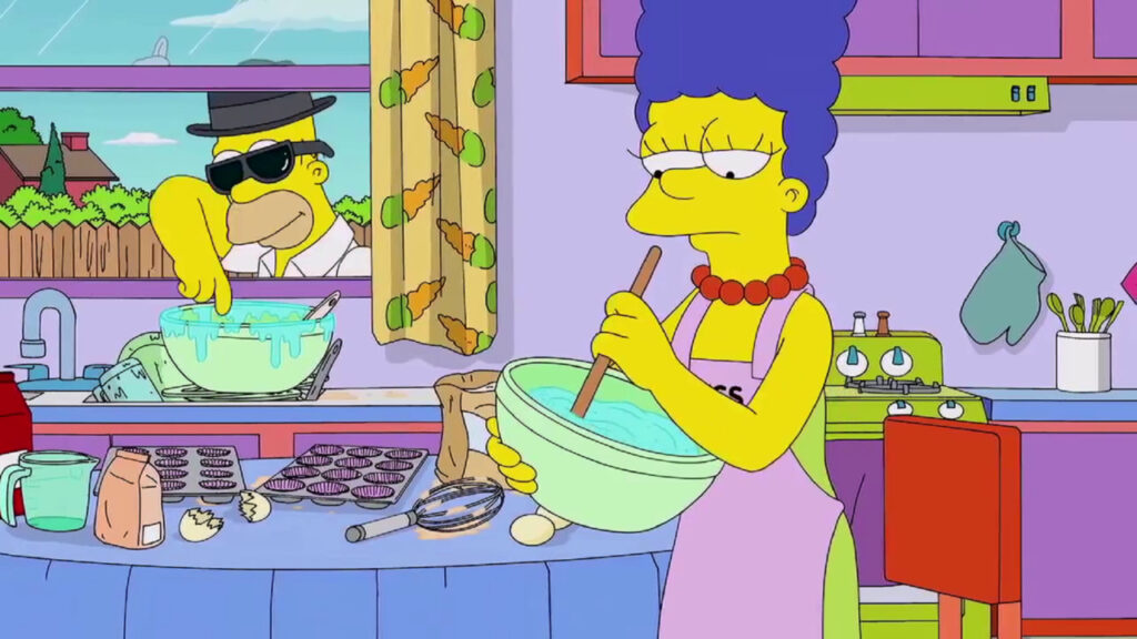 Homer y Marge Simpson