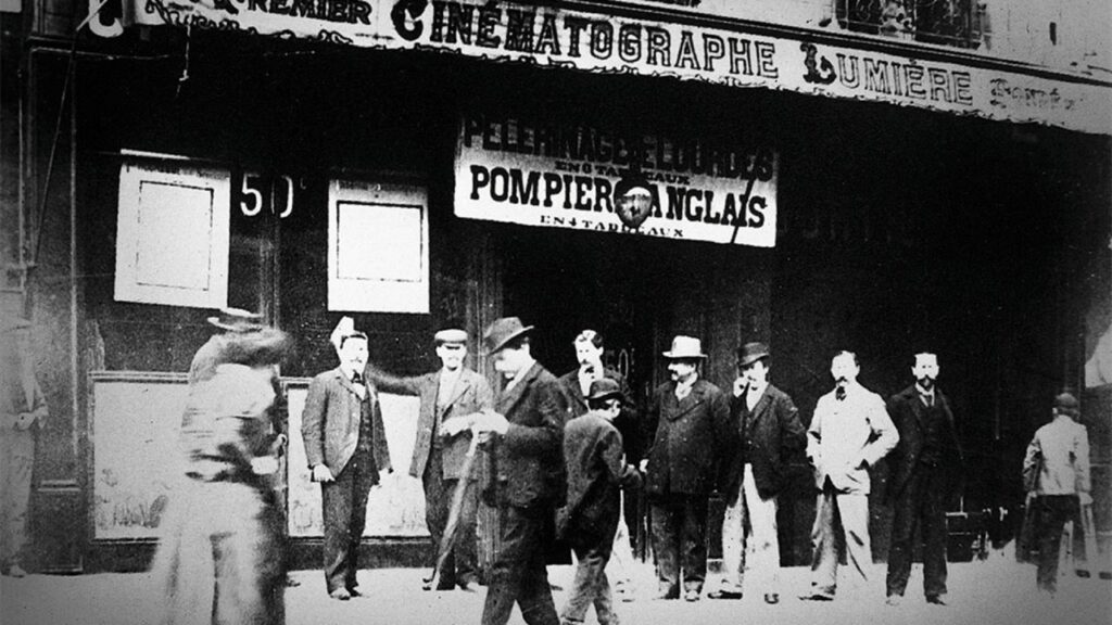 Primera proyección de cine