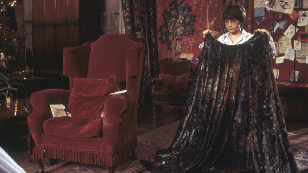 Capa de invisibilidad en 'Harry Potter'