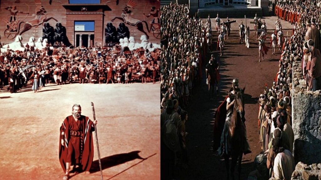 Extras en películas de Charlton Heston