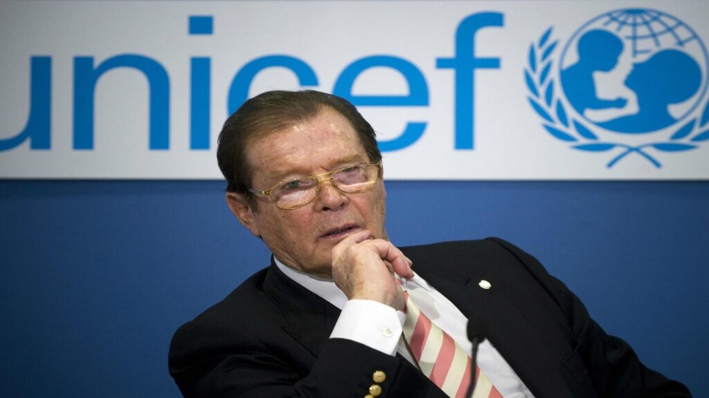 Roger Moore embajador de Unicef