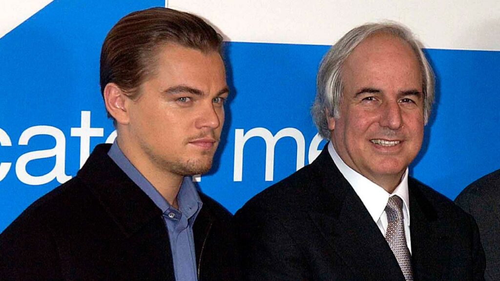 Leonardo DiCaprio y Frank Abagnale