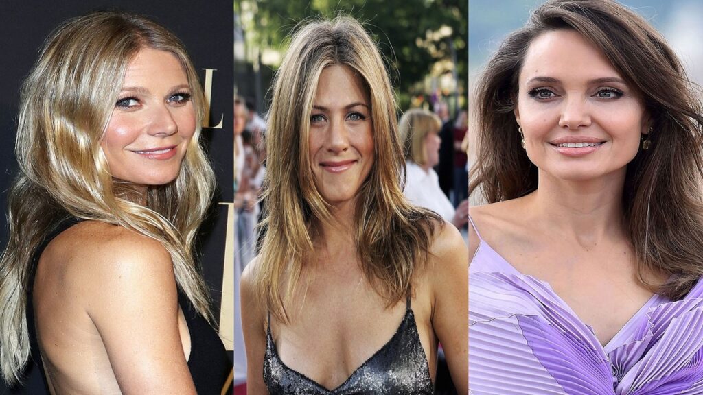 Gwyneth Paltrow, Jennifer Aniston y Angelina Jolie