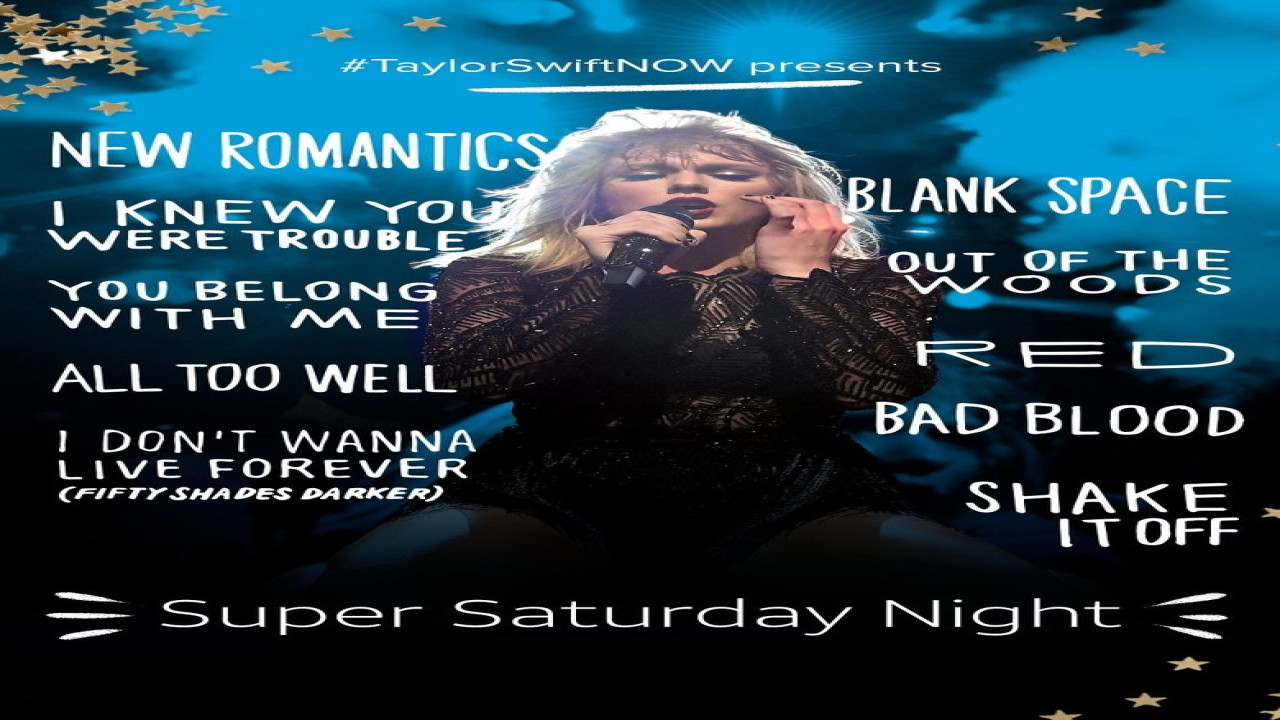 Taylor Swift: Super Saturday Night Show (Película de 2017) Taylor Swift: Super Saturday Night Show (Película de 2017)