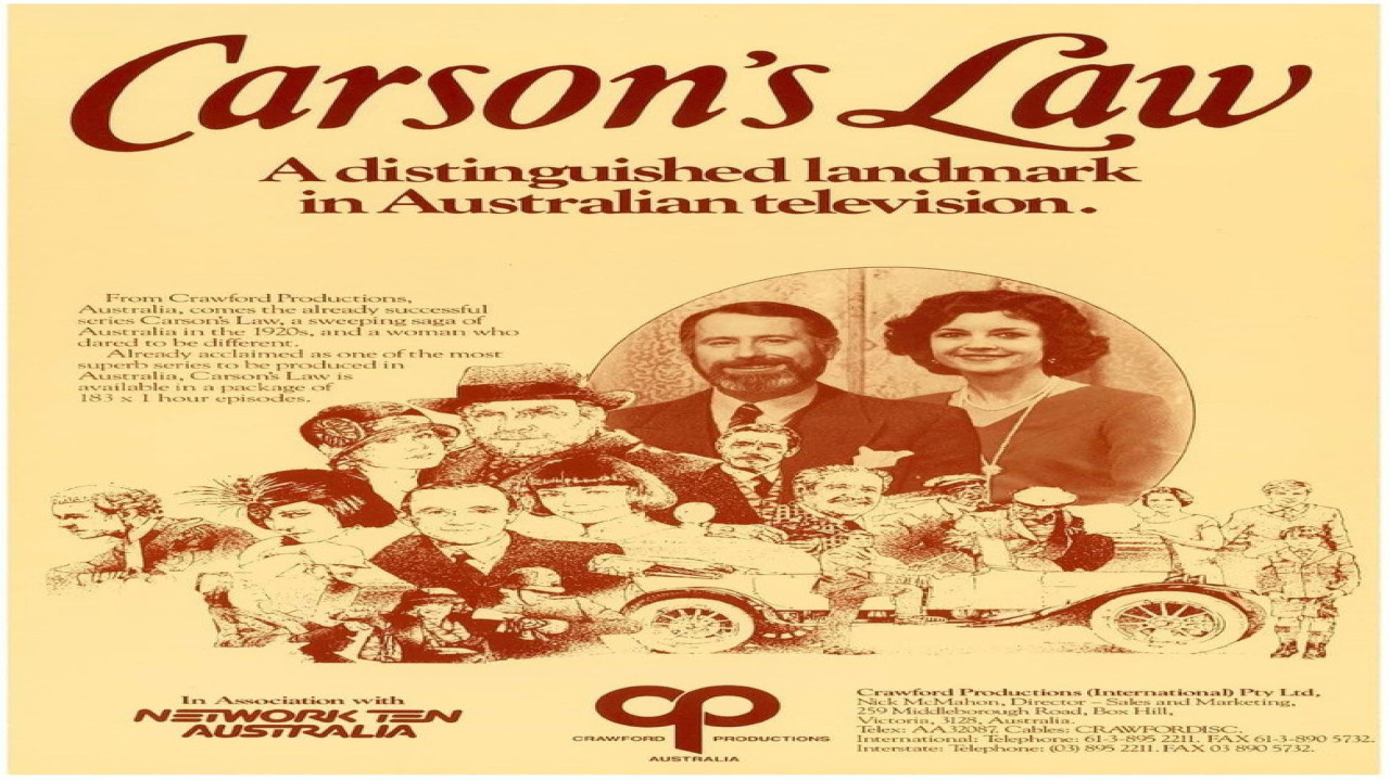 Carson's Law (Serie de 1983)