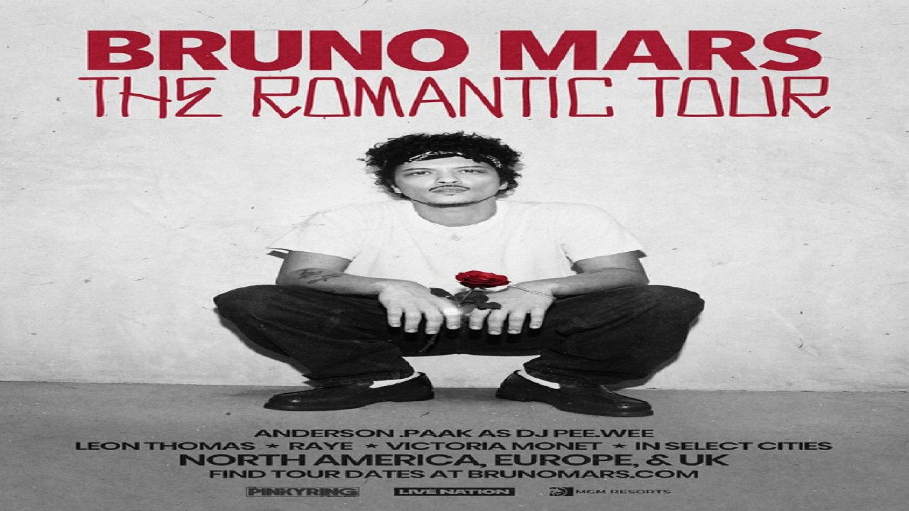 Bruno Mars: The romantic tour live (Película de 2026)